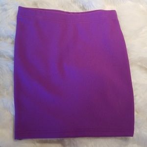 Purple mini skirt